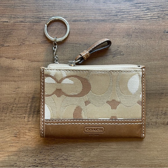 Coach Coin Purse with Key Ring - Picture 2 of 3